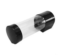 Dispenser per bicchieri di carta con coperchio protettivo antipolvere per mantenere la pulizia e fornire un'erogazione organizzata e facile per alimenti e bevande (nero corto)