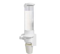 Dispenser per bicchieri di carta - Dispenser di bottone, porta bicchiere per raffreddatore d'acqua, distributore automatico per il montaggio a parete, dispenser per bagno con finestra visibile per