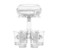 Dispenser per bicchierini da liquore in acrilico, in finto, versatore, con tappo, strumento per cocktail e bevande, per vino, cocktail, caffè, tè