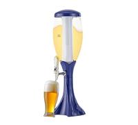 Dispenser per birra da tavolo - Torre per bevande, rubinetto per tubo del ghiaccio, contenitore per acqua luminosa, server per liquori, elegante accessorio per bar per feste | Dispenser di bevande a L