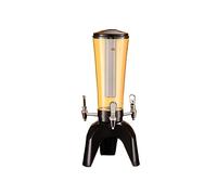 Dispenser per Birra Dispenser di birra da 3 litri con rubinetto Torre di birra illuminata commerciale con ghiaccioli rimovibili for casa, ristorante, hotel Distributore da Bevande ( Color : Noir )