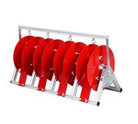Dispenser per bobine di filo, contenitore per cavi regolabile, supporto in acciaio inox resistente per uso elettrico e industriale