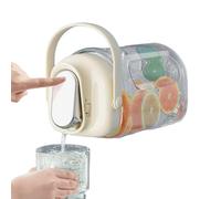 Dispenser per caraffe da frigorifero, caraffa in barattolo di, dispenser ermetico per bevande succhi, caraffe da frigorifero | Contenitore filtrante da 3,5 litri con manico per latte, limonata,