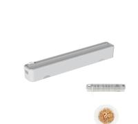 Dispenser Per Carta Alluminio Con Taglierina - Supporto Magnetico Ricaricabile,Dispenser Pellicola da Incasso Riutilizzabile con Taglierino,Per Frigorifero Cassetto e Organizzazione Cucina