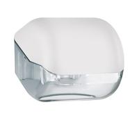 Dispenser Soft Touch di carta igienica - 15x14,8x14 cm - plastica - bianco - Mar Plast