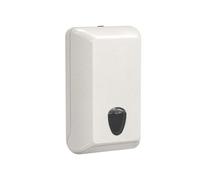 MAR PLAST - A853N1WD - Dispenser per carta igienica interfogliata Woodplastic - piegati a V e Z - 300 x 132 x 170 mm - 550-450 fogli - bianco - Mar Plast - 96762 - Conf. da 1 Pz. - A853N1WD