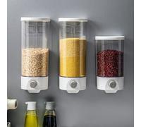 Dispenser per cereali da parete, per riso, fagioli, caffè, perline detergenti, sali da bagno e altre particelle solide secche (medio)