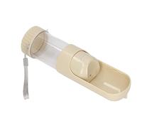 Dispenser per Ciotola d'Acqua per Cani 350 Ml Ciotola per Acqua per Cani Un Pulsante per Camminare (Bianco)