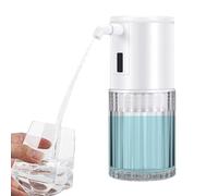 Dispenser Per Collutorio In Vetro - Contenitore Per Collutorio Senza Contatto | Dispenser Automatico Per Collutorio Trasparente | Contenitore Per Collutorio Ricaricabile Con Erogatore Per Pompa Bocc