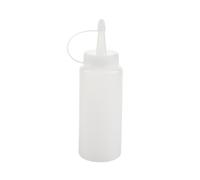 Dispenser per condimenti in flacone di plastica bianco da 6 once