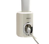 Dispenser Per Dentifricio, Dispenser Automatico Per Spremi Dentifricio Per Doccia Per Bambini E Famiglie, È Un Accessorio Da Bagno Per Montaggio A Parete Con Super Adesiva Porta Gadget Per Cas