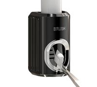 Dispenser Per Dentifricio, Dispenser Automatico Per Spremi Dentifricio Per Doccia Per Bambini E Famiglie, È Un Accessorio Da Bagno Per Montaggio A Parete Con Super Adesiva Porta Gadget Per Cas