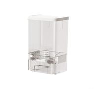Dispenser per detersivo per bucato, contenitore da parete in PET per grani solidi, organizer compatto trasparente per bagno, cucina, lavanderia
