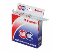 Dispenser per etichette bianche multiuso autoadesive rimovibili Quik Stik 19x63