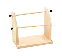 Dispenser per filati dal design elegante, supporto per gomitoli di filato in legno, porta bobina per uncinetto, organizer per riporre filati per lavorare a maglia all'uncinetto, casa, interni,