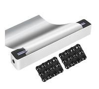 Dispenser Per Fogli Di Alluminio - Scatola Efficiente Da 36x5x5,6 Cm, Materiale Speciale Durevole, Taglierina Per Avvolgere Gli Alimenti Con Facile Accesso | Organizzatore Da Cucina Per Pellicola Tras