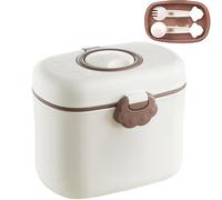 Dispenser per formule da viaggio, porta snack per bambini, in polipropilene ispessito con design a doppia sigillatura, tazza portatile per latte in polvere, frutta, caramelle, asilo nido e viaggi