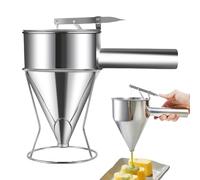 Dispenser per il : utensile, versamento di dessert, per la cottura | Dispenser di frittelle in acciaio inox con valvola senza fiato, dispositivo pratico per vedere