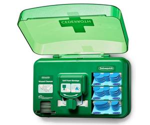 Dispenser per la cura delle ferite Cederroth - Include diverse dimensioni di apostite blu, ferite per ferite e bendaggio autoad NEW