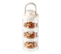Dispenser Per Latte In Polvere - Bottiglia impilabile portatile da conservazione | Contenitore Per Latte Artificiale Con Tre Scomparti - per la casa, cucina, camera da, viaggio, uso interno, casa, ma