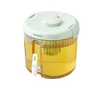 Dispenser Per Limonata Da Un Gallone - Contenitore Bevande Rotondo 4 Litri Con Gancio E Filtro, Server Bevande Fredde Per Frigorifero | Server Da Cucina, Succhi, Acqua