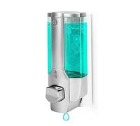 Dispenser per liquidi a doppia parete da 350/400/800 ml, per sapone, shampoo, bagnoschiuma, ideale per bagno, hotel e altro (350 ml)