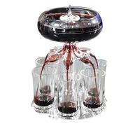 Dispenser per liquori con 6 bicchierini da liquore, include 6 tazze | Distributore di liquori per liquori, divertimento per cocktail party, club, casa, bar, tempo libero, happy hour, vincere