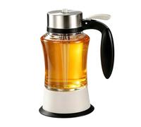 Dispenser per miele antigoccia, 300 ml, contenitore da cucina per | Contenitore per miele, sciroppo per pancake, toast, waffle, caffè, dessert, colazione, brunch, tè