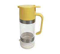 Dispenser per miele - Dispenser versatore in trasparente | Contenitore versatore per sciroppo, barattolo per miele con manico per salse sciroppo, condimenti, cucina, bar, sala da pranzo, caterin