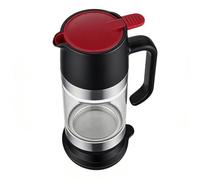 Dispenser per miele senza gocce | dispenser per vetro trasparente, versatore per sciroppi, proprietà resistenti ai danni e sciroppo di miele altamente trasparente, salse, condimenti, cucina, bar, sala