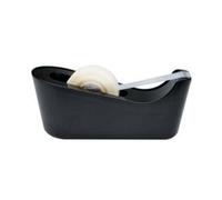 Dispenser per nastro adesivo nero Corpo in plastica resistente Base pesante Qual