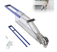 Dispenser per nastro adesivo per cartongesso, capacità 2,5 l, dispenser per nastro adesivo in acrilico e acciaio inox, riparazione cartongesso, regolabile in 4 lunghezze, applicatore angolare