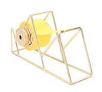 Dispenser per nastro desktop Gullor, portautensile per nastro in metallo, stile A (oro)