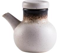 Dispenser per Olio da Tavolo in Ceramica, Bottiglia per Aceto E Olio, Contenitore per Aceto E Salsa di Soia, Contenitore per Salsa di Soia O Ampolla per Aceto con Versatore, Dispen, Big, White