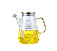 Dispenser per olio e aceto, Bottiglia di vetro for olio, bottiglia spray for olio in vetro for olio d'oliva e aceto 500 ml/700 ml/900 ml