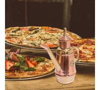 Dispenser per olio in rame da 350 ml, contenitore per olio da cucina