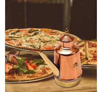 Dispenser per olio in rame europeo da 450 ml, fatto a mano, bottiglia per
