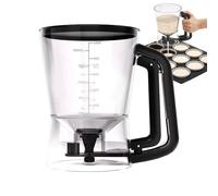 Dispenser per pancake, 1 litro, contenitore shaker a forma di imbuto, dispenser per pasta per cottura con supporto, per cucinare cupcakes sciroppi oli condimenti, creme, cucina pasticceria burro