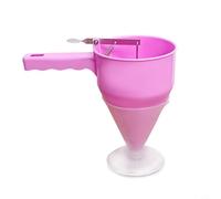 Dispenser per pastella con stantuffo | Imbuto da cucina in ABS | per pancake | Crepes | Cupcakes | Takoyaki & Muffins | Strumento per glassa salsa facile | per casa panetteria (B)