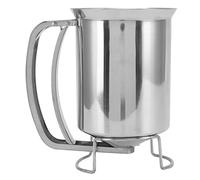Dispenser per pastella per pancake da 1000ml, 4,1x6,4 pollici Versatore per pancake portatile in acciaio inossidabile grande capacità impasto torte strumento fai da te per cuocere cupcake e muffin