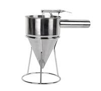 Dispenser per pastella per pancake, in acciaio inox, con supporto per cupcake, pastella, pancake
