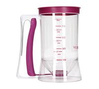 Dispenser per pastella per pancake, separatore di crema per pastella in plastica da 900 ml Strumento di cottura per pancake con etichetta di misurazione per waffle per cupcake