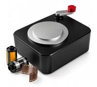 Dispenser per pellicola 35mm, contiene fino a 30 rotoli | Distribuisce e riavvolge bobine da 35 mm, deposito foderato in feltro, camere oscure e studi