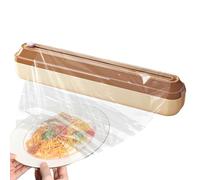 Dispenser per Pellicola Alimentare,Contenitore Riutilizzabile per Film Alimentare - Organizzatore Per Carta Alluminio Con Taglierina,per Congelatore, Frigorifero, Armadio a Muro, Cassetto,