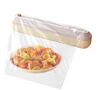 Dispenser per Pellicola Alimentare | Porta Pellicola Sicuro,Porta Alimentare,per Congelatore, Frigorifero, Armadio a Muro, Cassetto