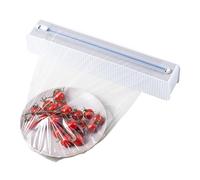 Dispenser per Pellicola con Taglierina | Portarotoli con Taglierina per Cucina,Organizzatore con Adesivo Senza Tracce e per Frigo Cassetto Dispensa Cucina Ristorante Conservazione