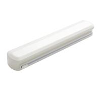 Dispenser per pellicola trasparente, taglierina per pellicola, dispenser per pellicola di plastica con taglierina scorrevole, per pellicola trasparente con larghezza ≤ 32 cm e diametro ≤ 4,5 cm