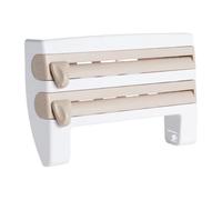 Dispenser per pellicole salvafreschezza | Organizer riutilizzabile per pellicola trasparente per cassetto della cucina, sacchetti per sandwich, residui di cibo
