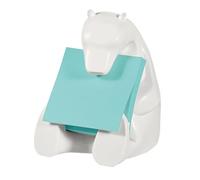 Post-it Dispenser ricaricabile Orso bianco + ricarica azzurra Super Sticky Z-Notes 76x76 mm 90 fogli