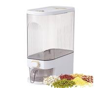 Dispenser per riso - Dispenser per cereali con misurino | Dispenser per cereali organizzazione casa cucina, contenitore per alimenti, barile ermetico per riso, contenitore per cereali secchi